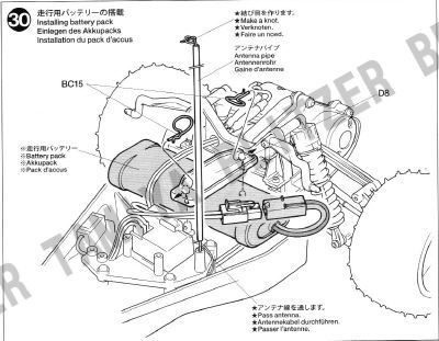 ブリッツァービートル　３０．走行用バッテリーの搭載　組立説明書